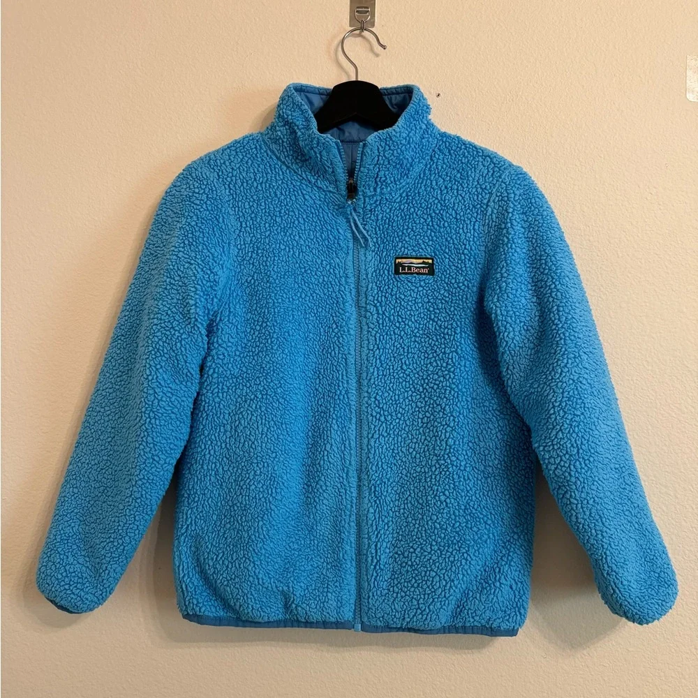 L.L Bean Kids Fleece Reversible Jacket M(10-12)